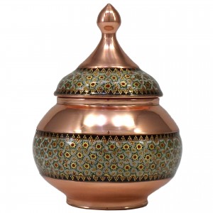 قندان مس و خاتم 